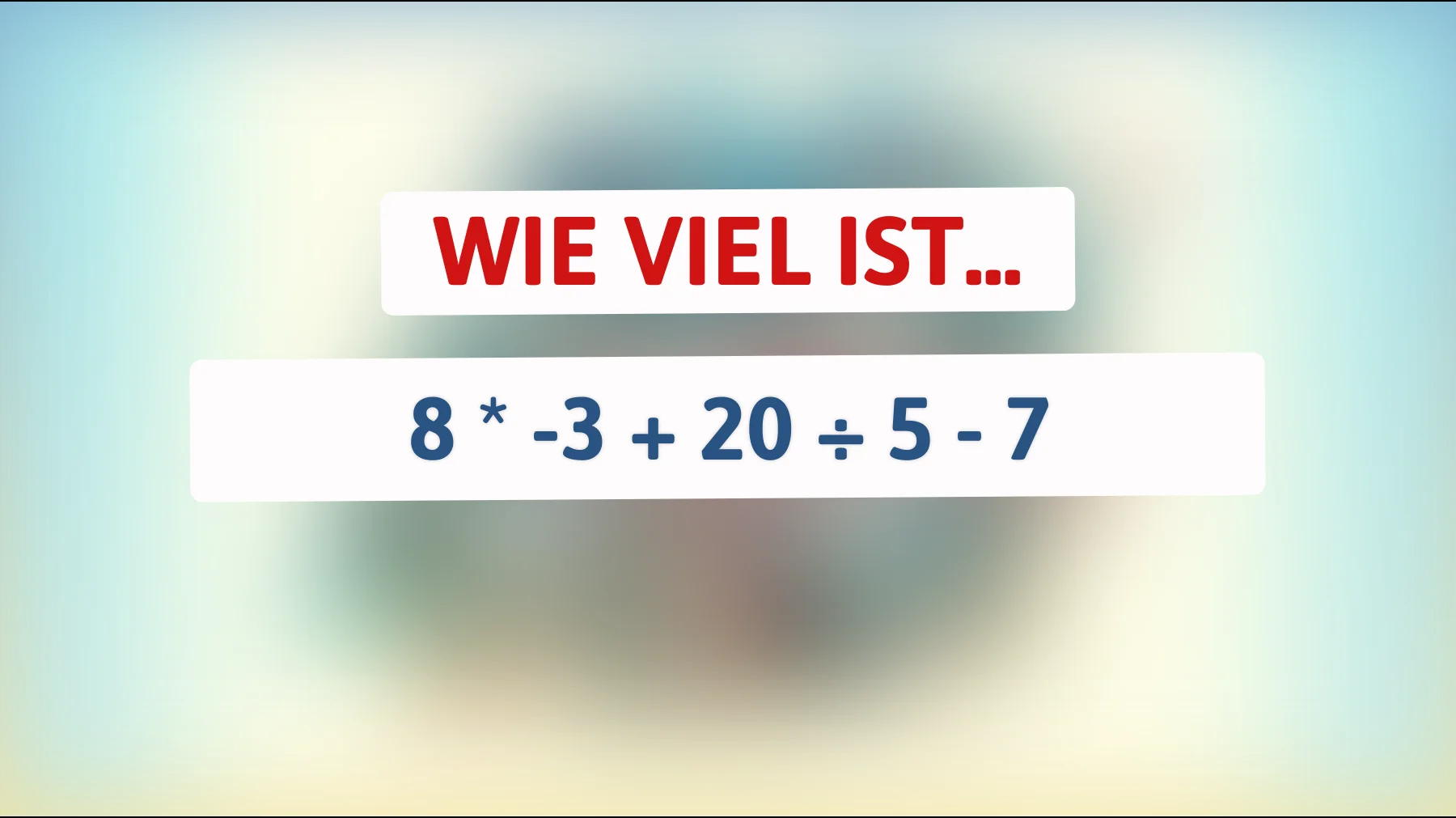 99 % scheitern an dieser einfachen Rechnung – gehörst du zu den wenigen, die es richtig lösen?"