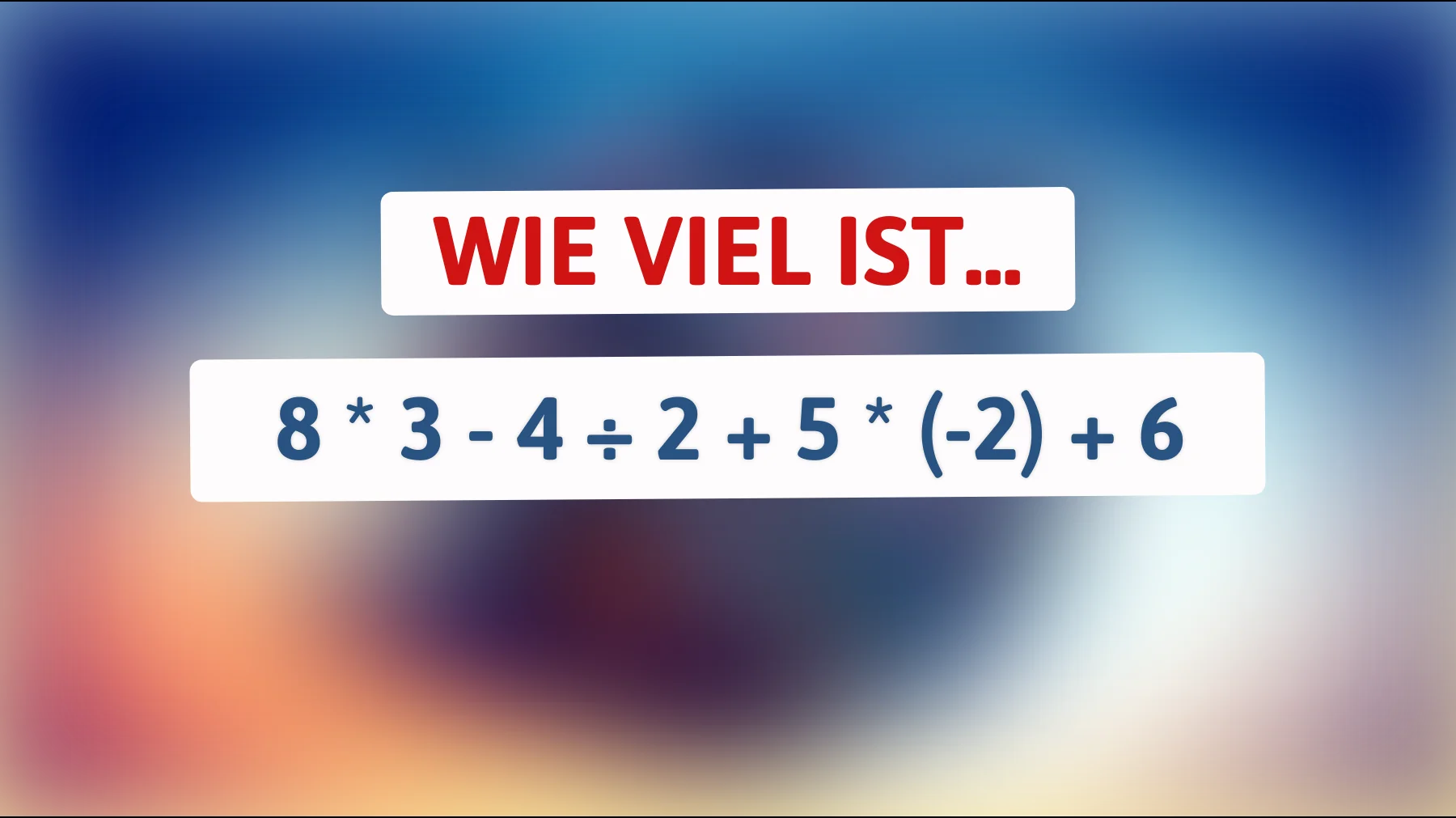 Die meisten scheitern an dieser einfachen Rechnung – gehörst du zu den wenigen, die sie wirklich lösen?"