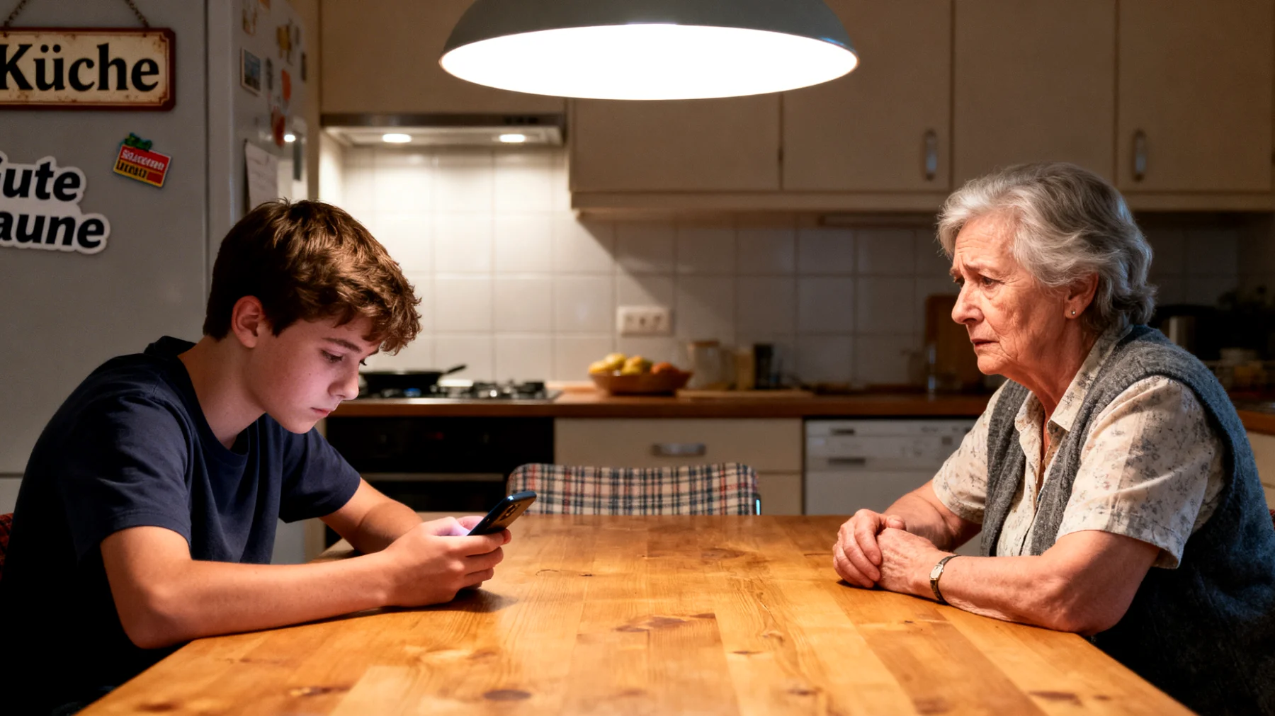 Die Großeltern beobachten mit wachsender Sorge, dass ihre Enkelkinder im Jugendalter soziale Medien auf riskante oder unangemessene Weise nutzen – etwa durch den Kontakt mit Fremden, das Teilen persönlicher Informationen oder die Exposition gegenüber schädlichen Inhalten. Sie fühlen sich technologisch überfordert und wissen nicht, wie sie das Thema ansprechen sollen, ohne das Vertrauen der Jugendlichen zu verlieren oder als altmodisch abgestempelt zu werden."