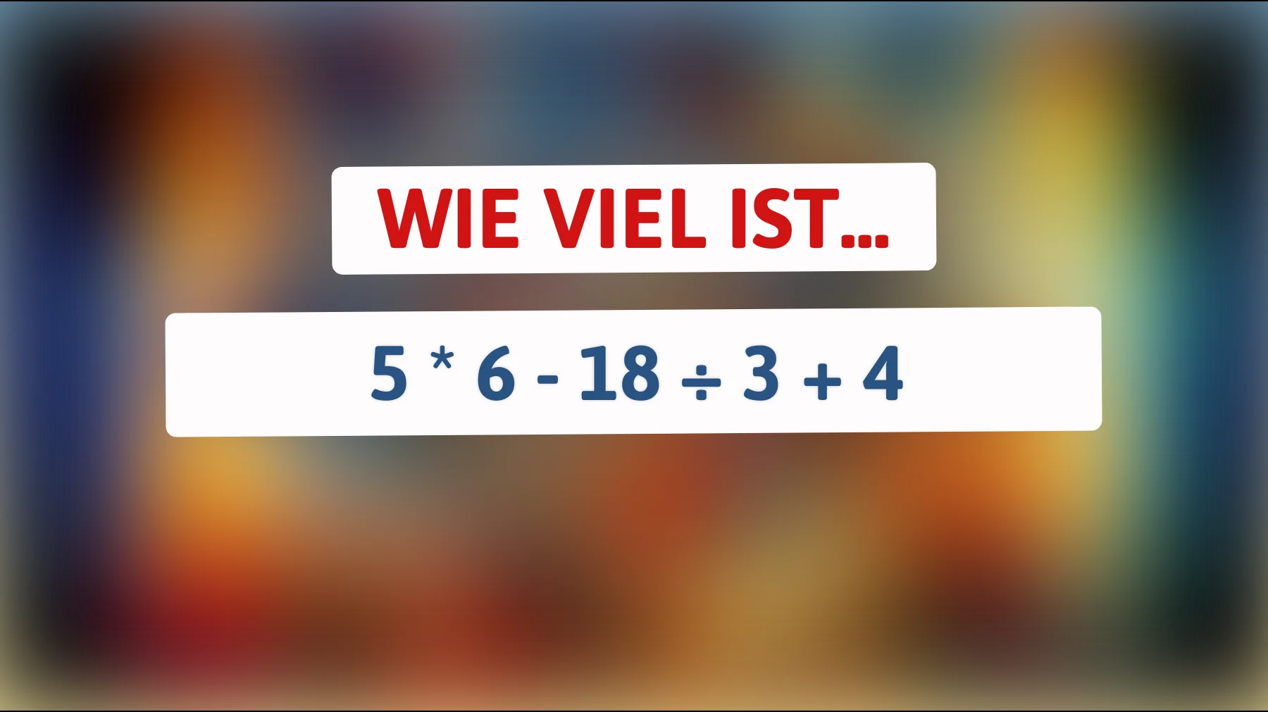 Nur 1 von 20 löst diese einfache Rechnung richtig – gehörst du dazu?"