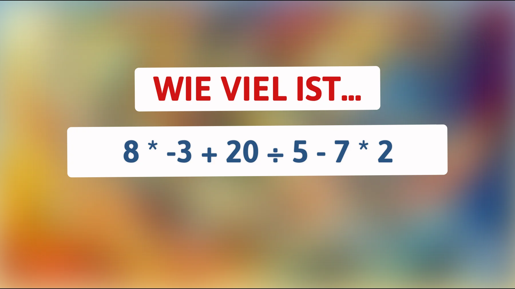 Nur die Schlauesten lösen das richtig: Rechenrätsel bringt fast alle ins Stolpern – schaffst du es?"