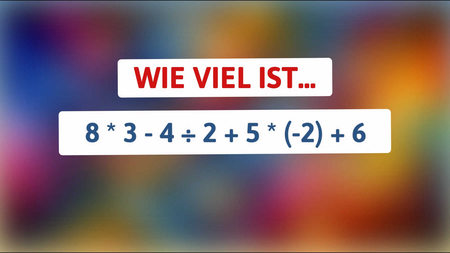 Schaffst du dieses einfache Rätsel wirklich? Die meisten rechnen es falsch 🧠"