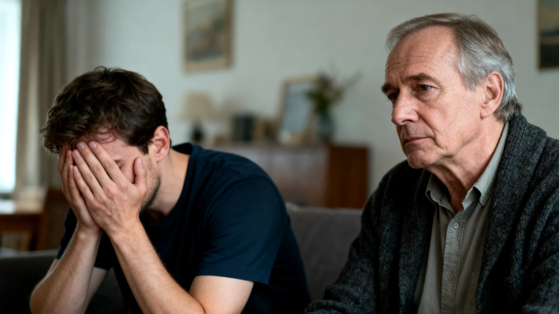 Der Vater beobachtet, dass sein junger Erwachsener bei kleinsten Misserfolgen oder unerwarteten Hindernissen sofort aufgibt, ausrastet oder in eine tiefe Niedergeschlagenheit verfällt – sei es bei der Jobsuche, im Studium oder in Beziehungen. Der Vater fühlt sich hilflos und weiß nicht, wie er seinen Sohn/seine Tochter unterstützen kann, ohne zu bevormunden oder zu verurteilen."