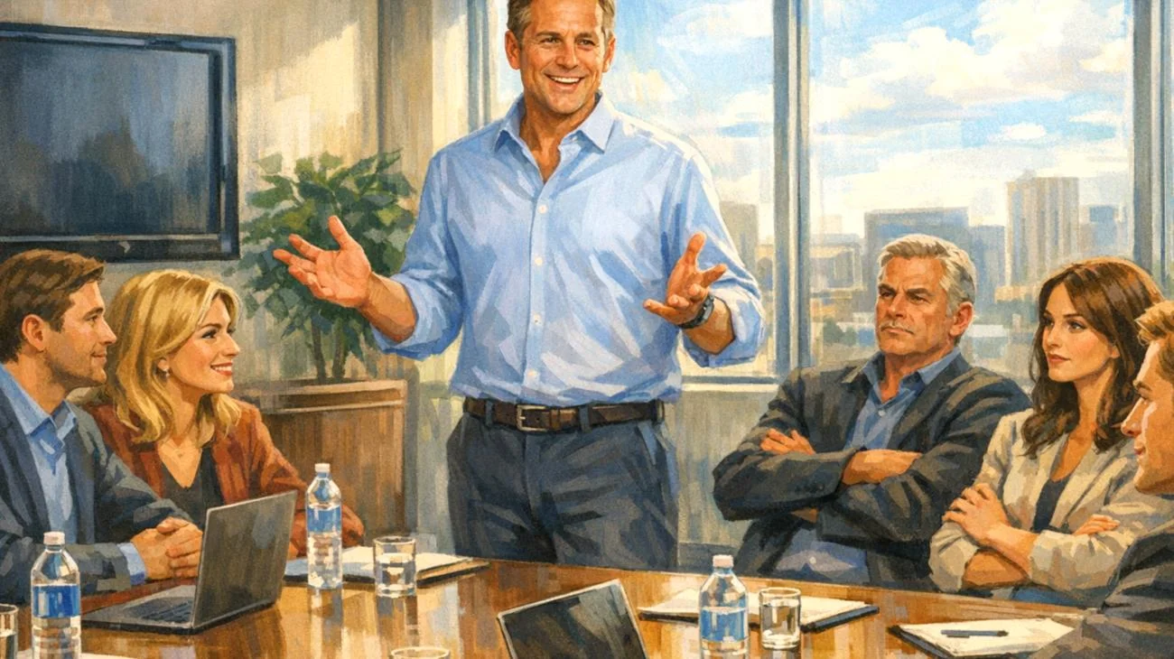 Warum verschränken erfolgreiche Führungskräfte selten die Arme in Meetings, laut Psychologie?2026-04-02T12:56:31.328Z"